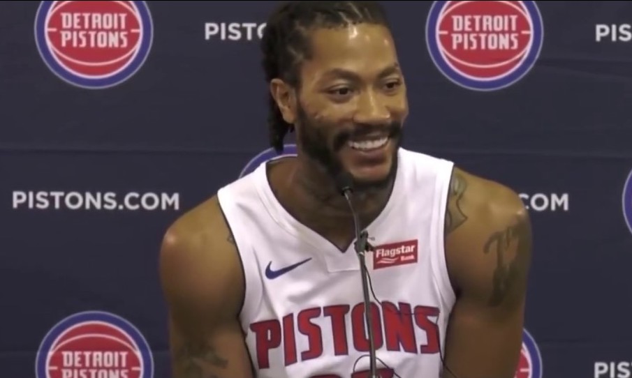 Detroit Pistons Derrick Rose