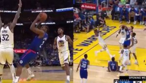 NBA – Le circus shot de Kawhi Leonard contre Golden State