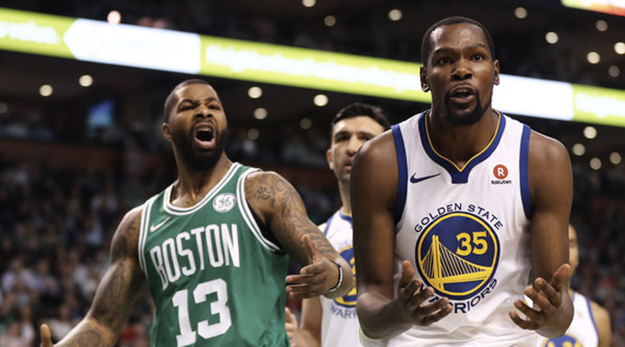 Marcus Morris répond Kevin Durant