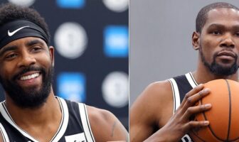 NBA – La réaction des Knicks à la signature de Kyrie Irving et Kevin Durant aux Nets Brooklyn Nets jersey kevin durant Kyrie Irving
