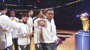 NBA – Les Raptors reçoivent leurs sublimes bagues de champions