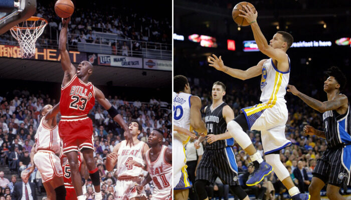 Michael Jordan Stephen Curry