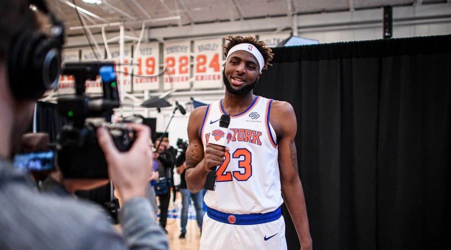 Knicks super big lineup mitchell robinson