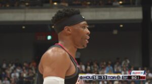 NBA – Le premier panier de Russell Westbrook avec Houston !