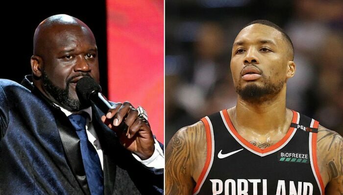 Damian Lillard avertissement Shaquille O'Neal