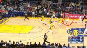 NBA – Le premier tir complètement manqué par Steph Curry au Chase Center