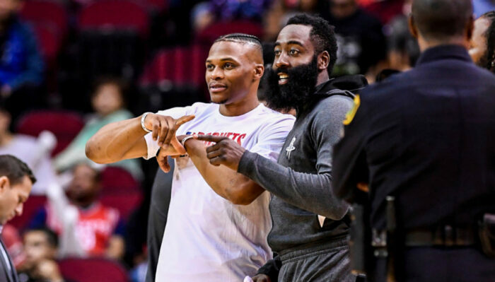 James Harden Russell Westbrook