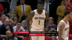 NBA – Zion Williamson frôle de nouveau la perfection face au Jazz !