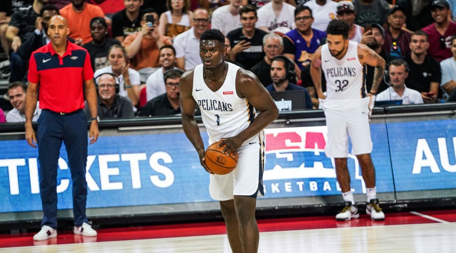 Zion Williamson poste Pelicans