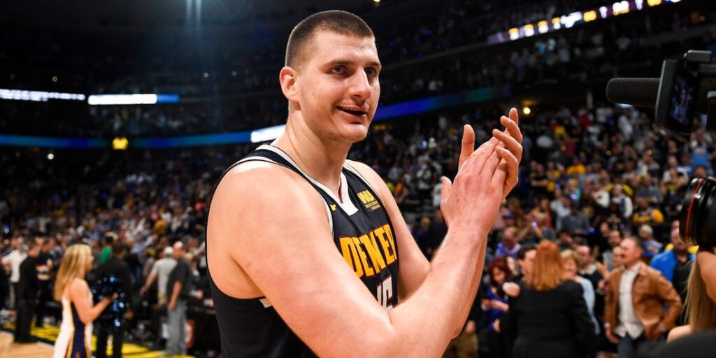 Nikola Jokic sous le maillot des Denver Nuggets