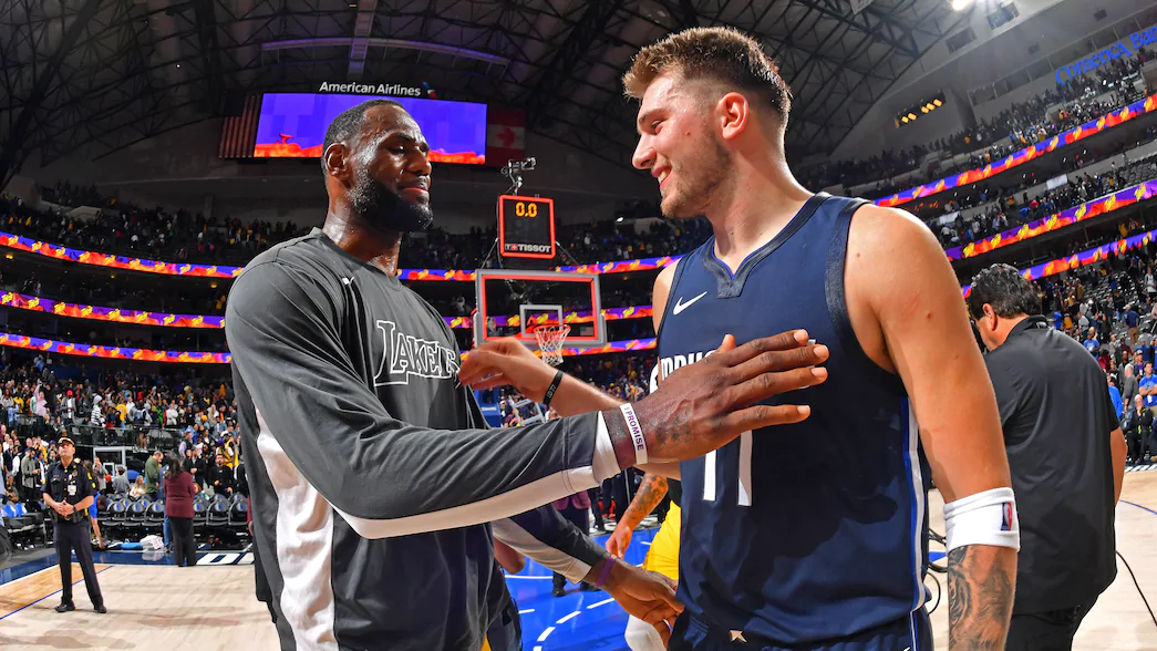 l'échange entre LeBron James et Luka Doncic
