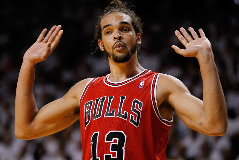 Joakim Noah évoluant avec les Chicago Bulls