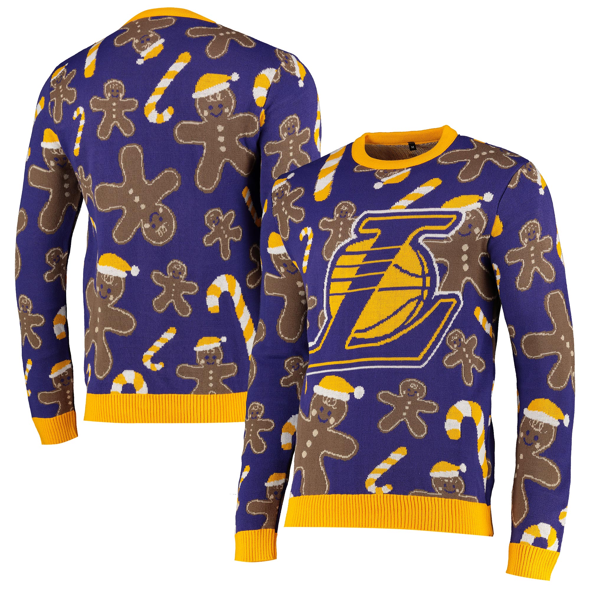 Lakers Christmas Sweater Pull Lakers Noel Pull De Noël Nba