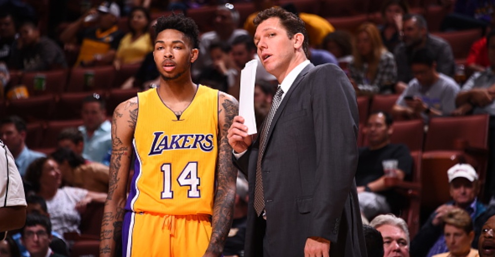 Brandon-Ingram-Luke-Walton-Echange-Amusant