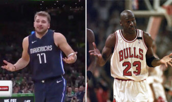 NBA – Dans sa nuit de folie, Luka Doncic brise un record historique de Jordan ! Luka Doncic rend hommage a Michael Jordan après un gros 3 points