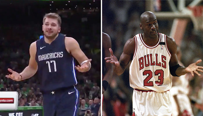 Luka Doncic rend hommage a Michael Jordan après un gros 3 points