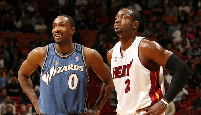 échange entre gilbert arenas et dwyane wade