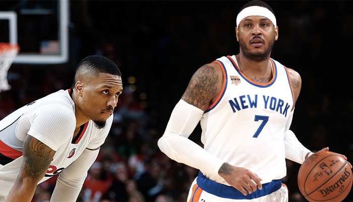 Carmelo Anthony Damian Lillard