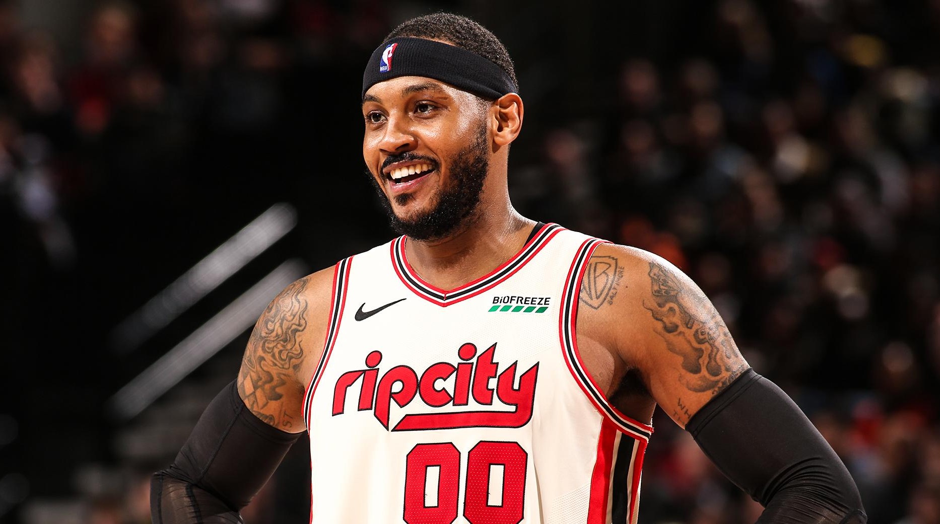 Carmelo Anthony sous le maillot des Blazers