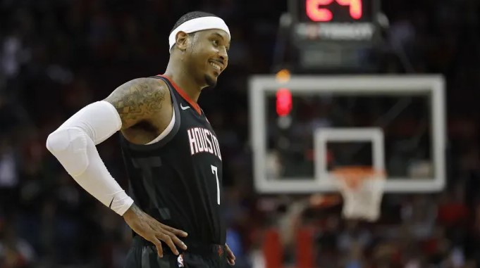 Carmelo Anthony sous le maillot des Rockets