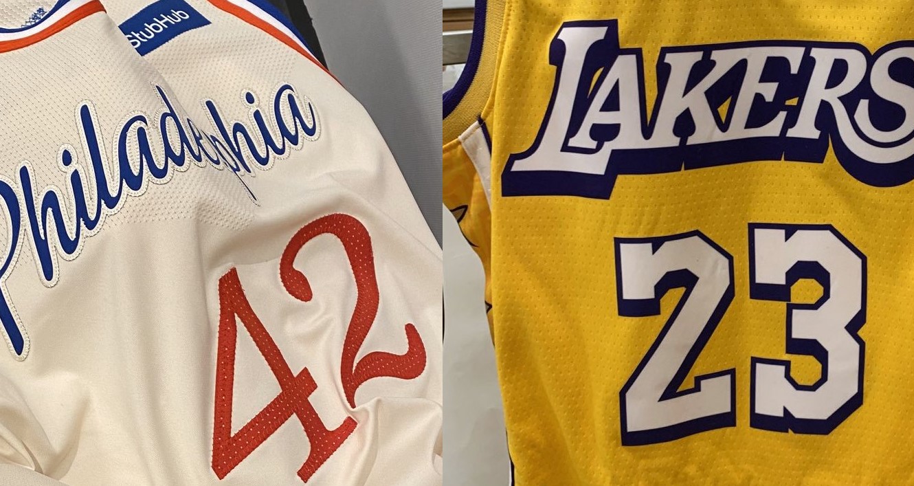 City Edition Philadelphia 76ers et Los Angeles Lakers