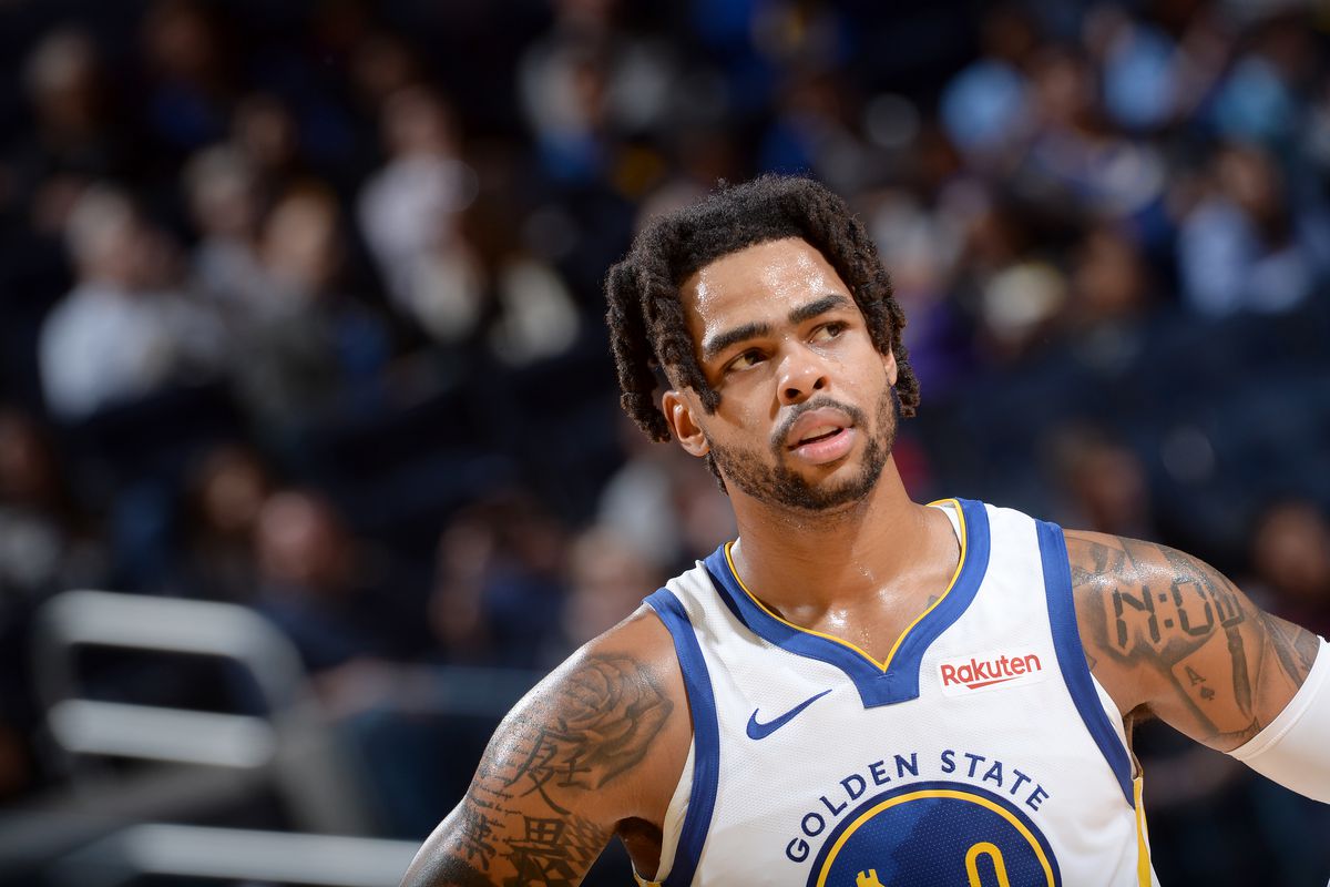D'Angelo Russell sous le maillot des Warriors