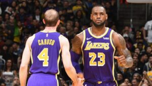 NBA – Caruso explique pourquoi LeBron et lui sont le meilleur duo de la ligue au net rating