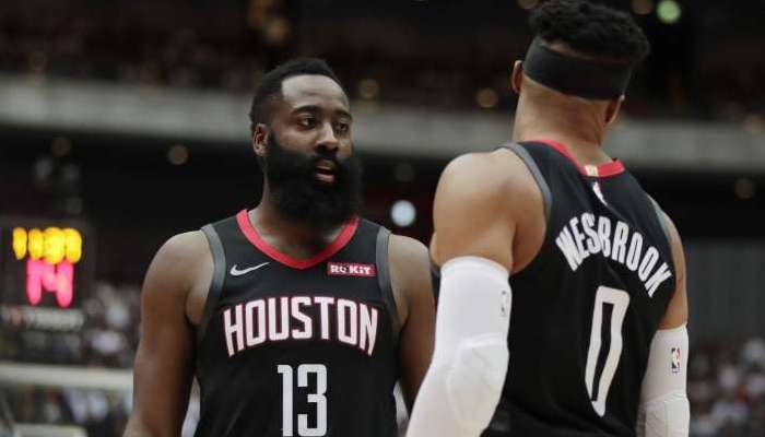 échange entre James Harden et Russell Westbrook