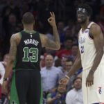 NBA – Joel Embiid taclé par Marcus Morris après leur altercation