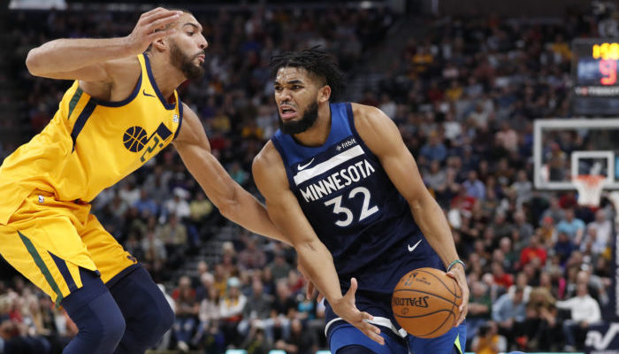 Karl-Anthony Towns a gagné son duel face à Rudy Gobert