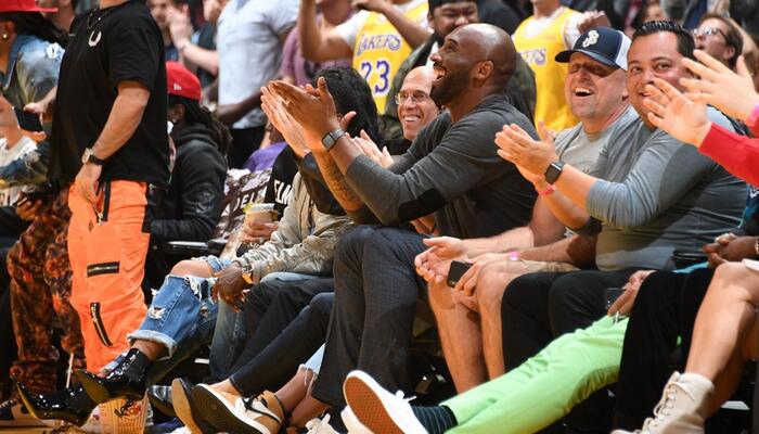 Kobe Bryant présent au Staples Center