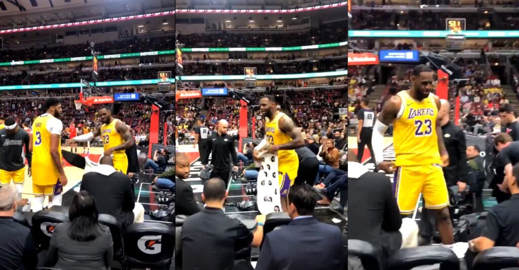 LeBron James recadre un fan des Bulls