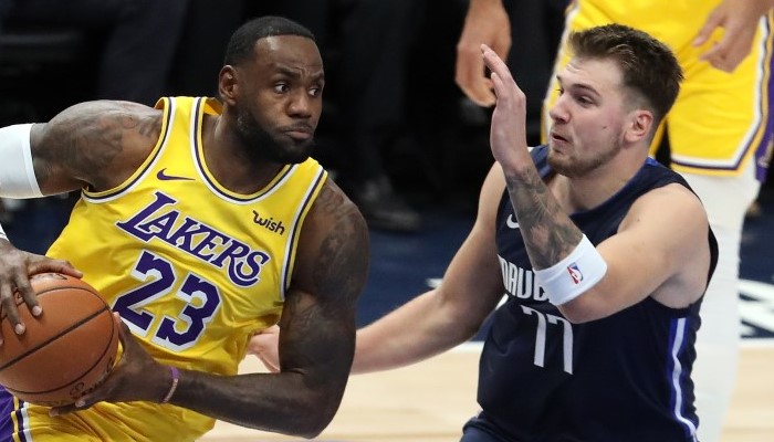 Le gros duel entre LeBron James et Luka Doncic