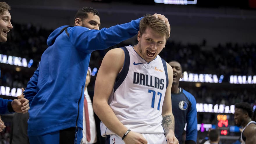 Luka Doncic sous le maillot des Dallas Mavericks