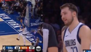 NBA – L’incroyable tir réussi sur une jambe de Luka Doncic