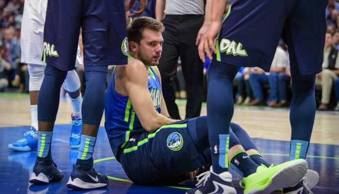 Luka Doncic en colère après sa prestation