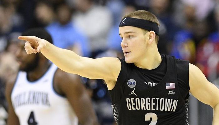 Mac McClung sous le maillot des Hoyas de Georgetown