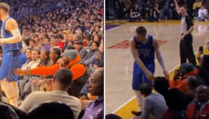 NBA – Kobe provoque Luka Doncic… en slovène depuis la touche !