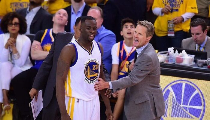 Steve Kerr et Draymond Green sur les nerfs