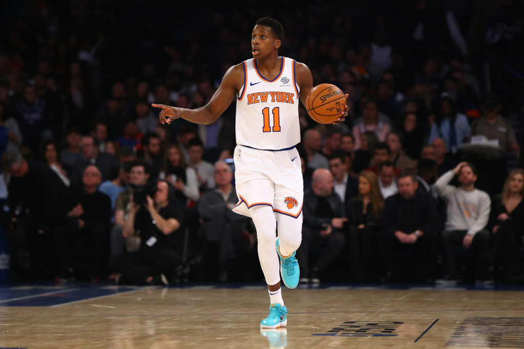 Frank Ntilikina réagit mise sur le banc