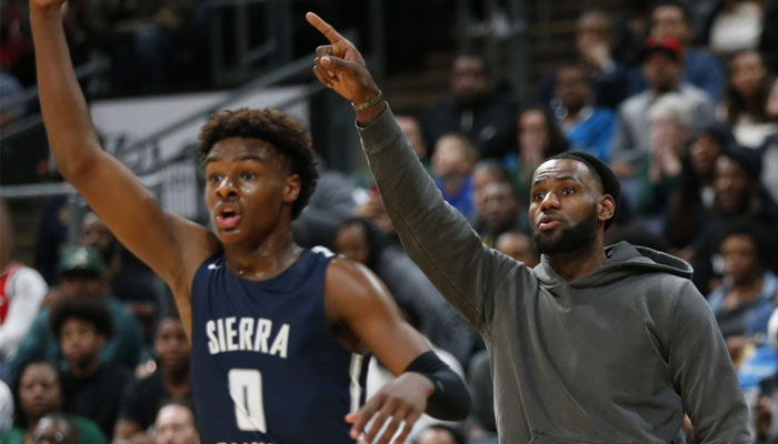 LeBron James et Bronny James