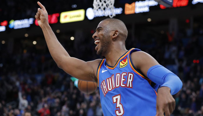 Le Thunder a démarré la prolongation en menant d'un point grâce a Chris Paul