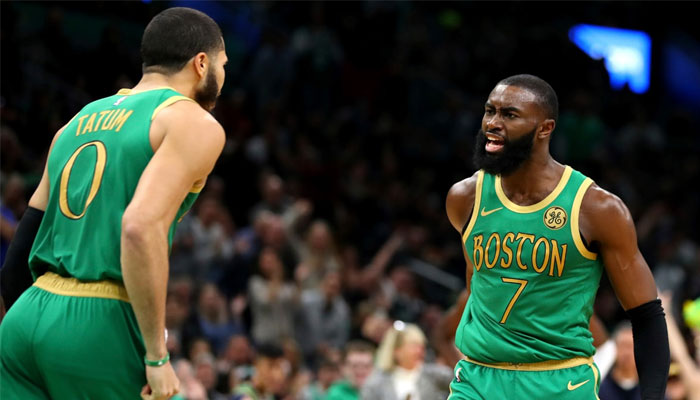 Jaylen Brown et Jayson Tatum entrent dans l'histoire des Celtics