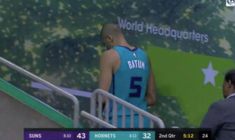 NBA – Nouveau coup dur pour Nicolas Batum Nicolas Batum sort sur blessure avec les Charlotte Hornets