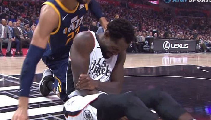 Patrick Beverley blessé après une lourde chute face au Jazz