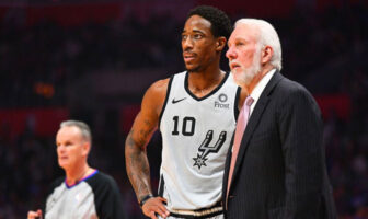 NBA – 5 équipes annoncées très actives sur le marché des transferts Gregg Popovich et DeMar DeRozan des San Antonio Spurs