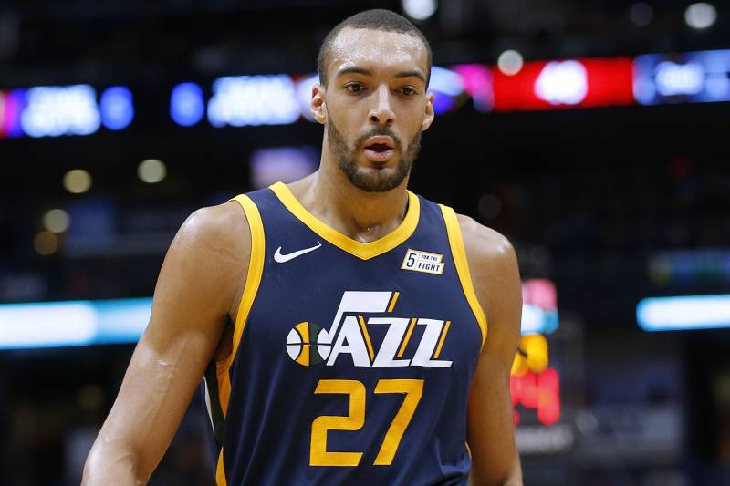 Rudy Gobert lors d'un match du Utah Jazz