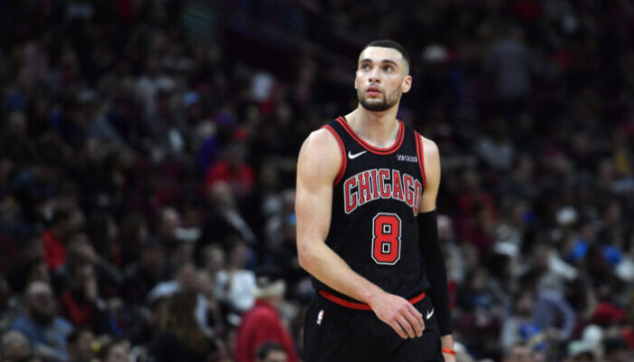 Zach Lavine lors d'un match face aux Warriors