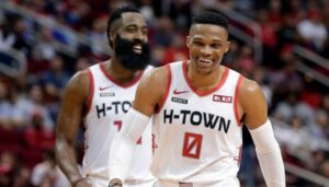 NBA – L’incroyable première mi-temps du duo Harden / Westbrook