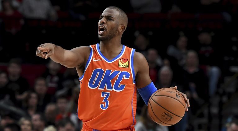 Chris Paul sous le maillot du Thunder